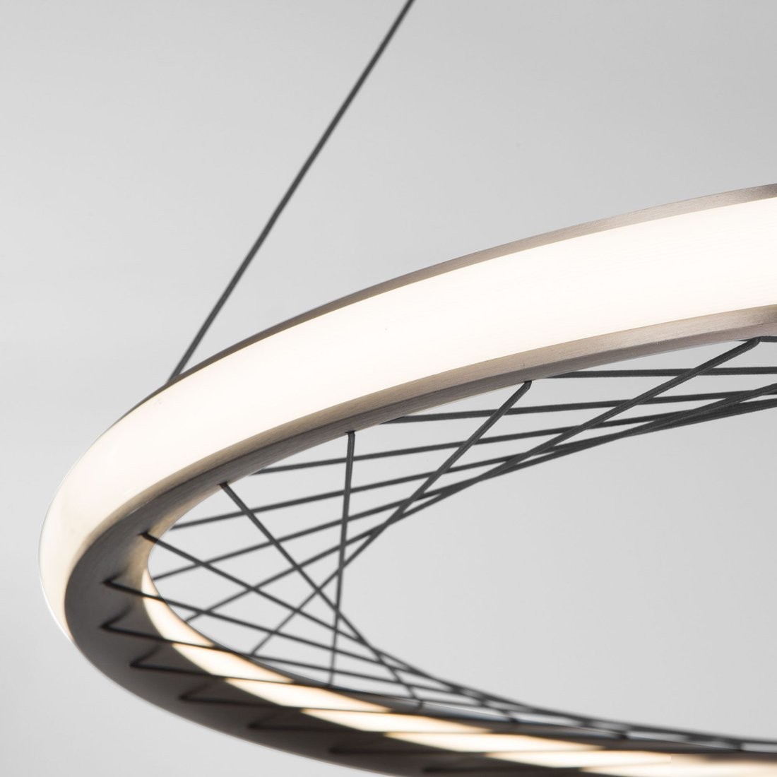 Подвесная люстра Евросвет 40025/1 LED (серый)