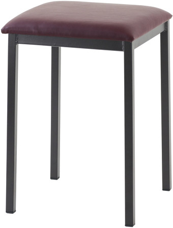Табурет AMC Comfort 7 Г К2.14 (кожзам, бордовый/коричневый)