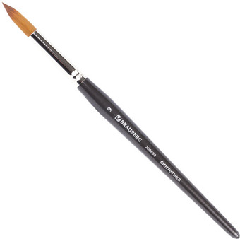 Кисть для рисования BRAUBERG №9 200694 (круглая)