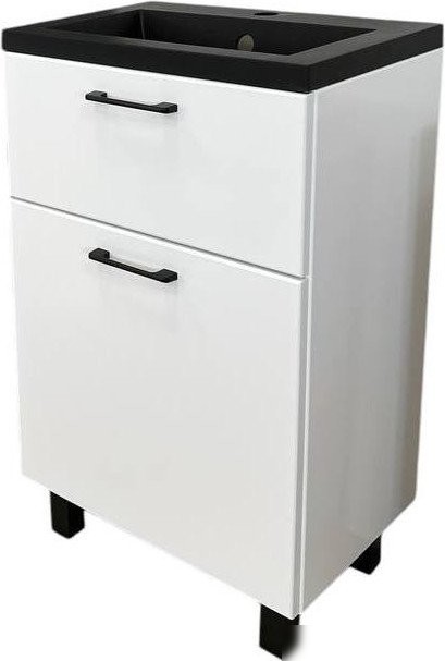 Garda Тумба под умывальник Verona 70_500 19.70.500.PVC (белый глянец)