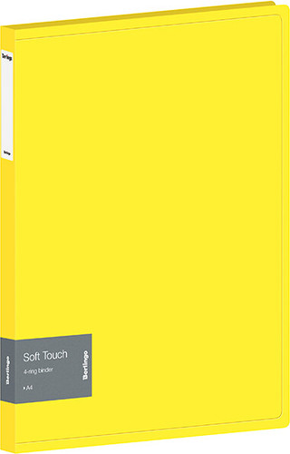 Папка для бумаг Berlingo Soft Touch RB4_4D984 (желтый)
