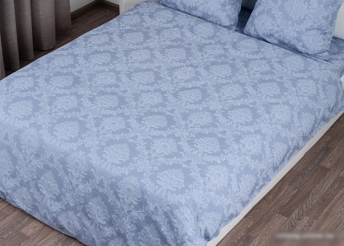 Постельное белье Миланика Графит 200x217 (поплин-жаккард)