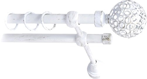 Lm Decor Ажур (белое золото, гладкая, 3,6м 16мм, 2 ряда, без кручка)
