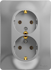 Розетка Schneider Electric Glossa GSL000324 (алюминий)