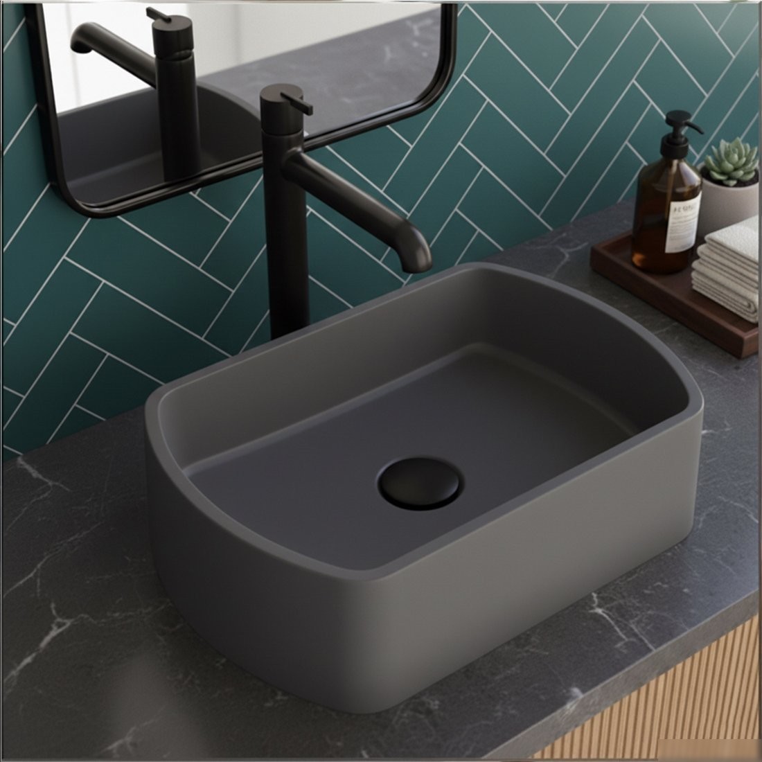 Умывальник Lauter Laguna 21L453G (Grey)