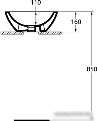 Умывальник Ideal Standard Strada K078301 42.5x42.5