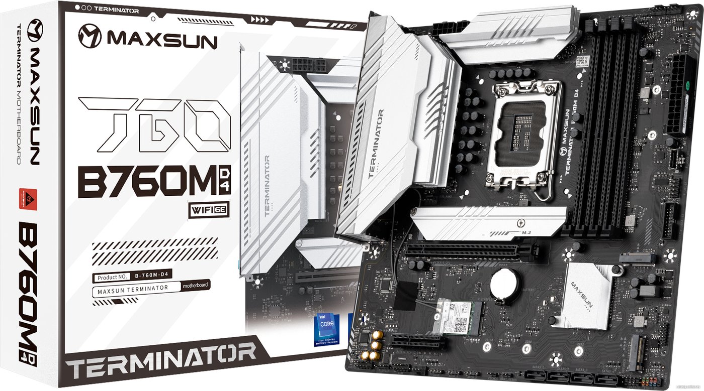 Материнская плата Maxsun Terminator B760M D4 WIFI6E