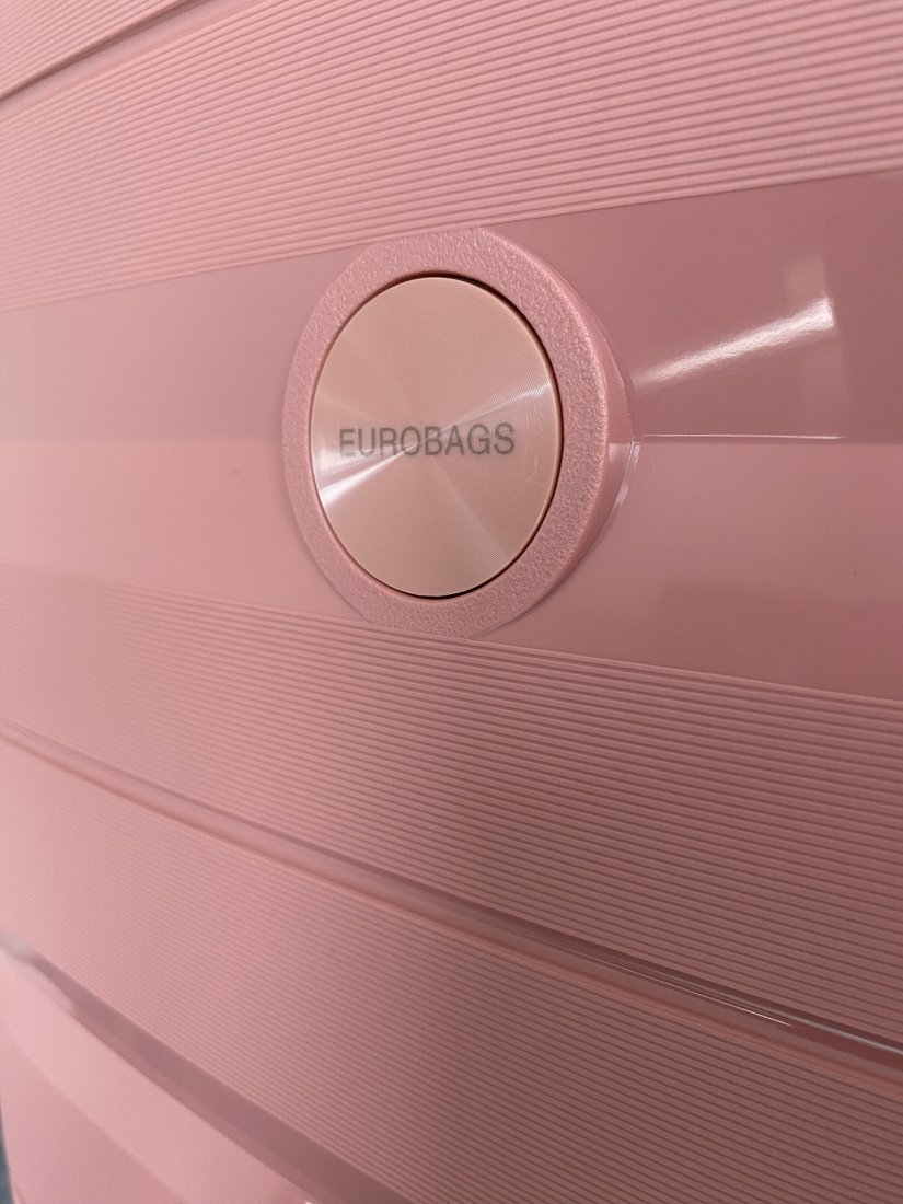 Чемодан-спиннер Eurobags PP-N95 (М, розовый)