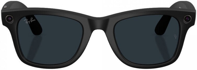 Умные очки Ray-Ban Meta Wayfarer Gen 2 RW4012 (large, черный матовый/прозрачный/серый)