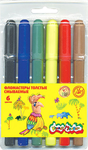 Фломастеры Каляка-Маляка ФТКМ06 (6 цв)