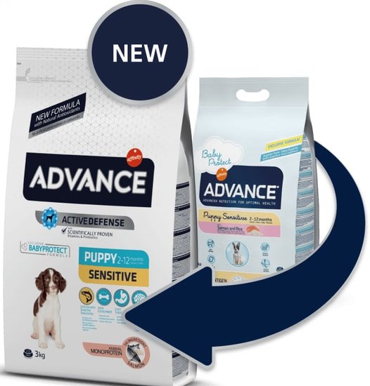 Сухой корм для собак Advance Sensitive Puppy 3 кг