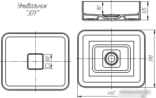 Умывальник Dreja Джой
