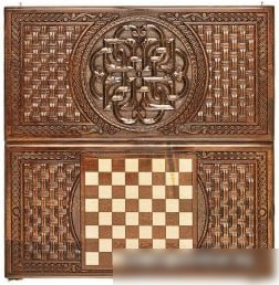 Шашки/нарды Haleyan Армянский узор 13 kh066-6