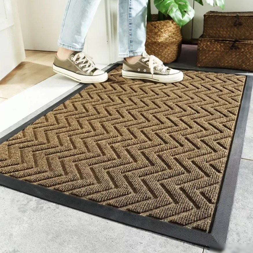Придверный коврик Mio Tesoro C0015590E (60x90, бежево-коричневый)