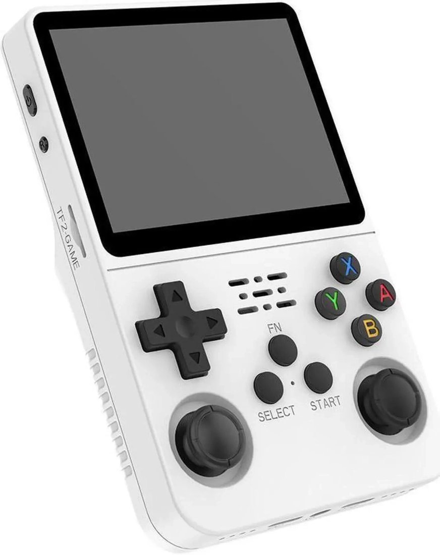 Игровая приставка Powkiddy R36S (белый)