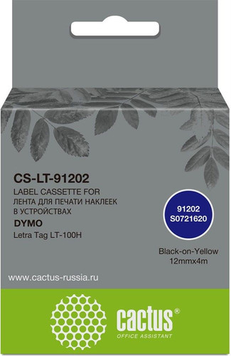 Картридж CACTUS CS-LT-91202 (аналог Dymo LT-91202)