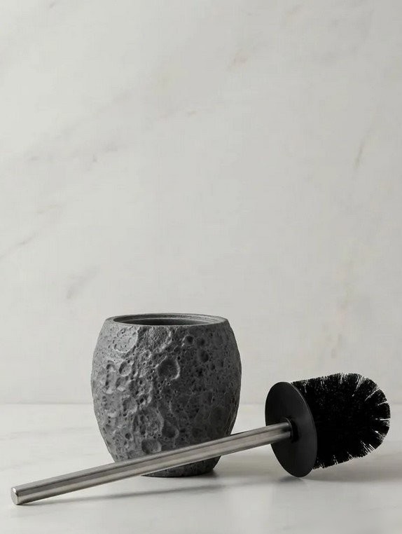 Ершик для унитаза Perfecto Linea Moon Stone 35-384464 (серый)
