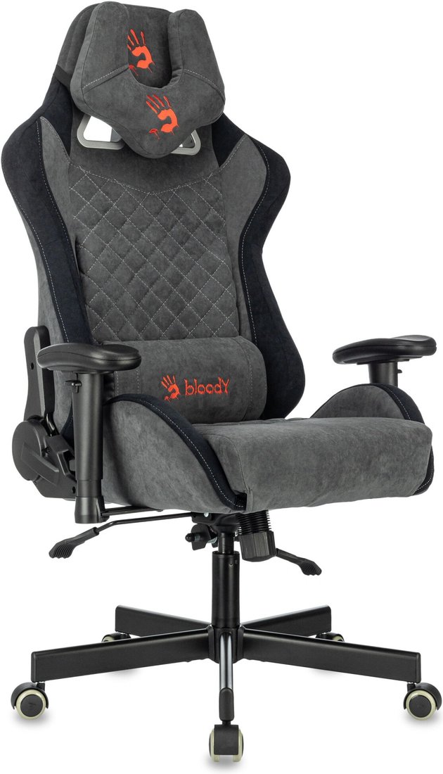 Игровое (геймерское) кресло A4Tech Bloody GC-580 (серый/черный)