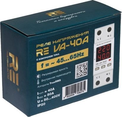 Реле напряжения RostokElektro VА-40А RE