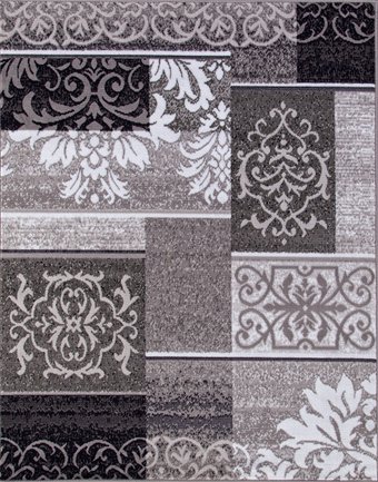 Ковер для жилой комнаты Merinos Silver D216-STAN-GRAY (1x2)