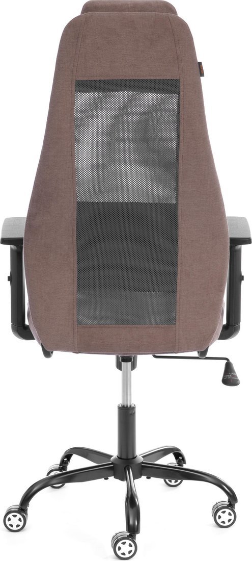 Офисное кресло TetChair Aviator PLT metalBL (ткань, светло-коричневый/серый, KUB 03/W-12)