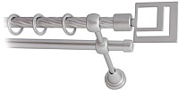 Карниз для штор Lm Decor Квадро 179 2р витой (сатин, 4м)