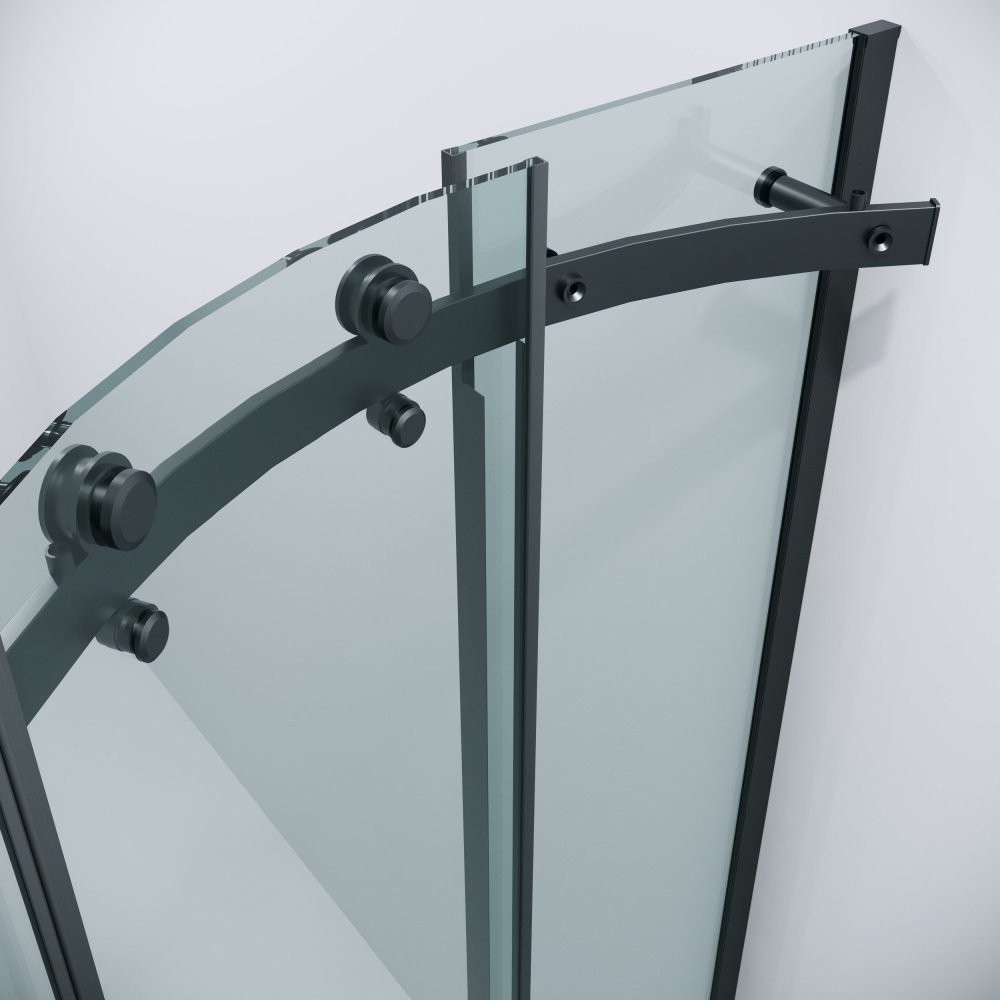 Душевой уголок Grossman Classic 90x90x195 301.K33.04.9090.21.00 (черный матовый/прозрачное стекло)