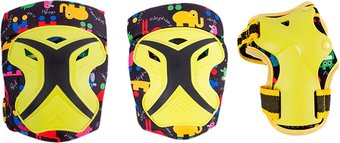 Комплект защиты Tech Team Safe Fit Kids 3.0 NN011987 (S, желтый)
