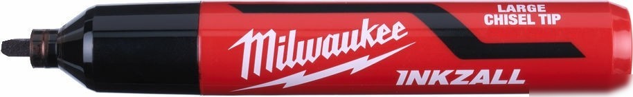 Маркер Milwaukee Inkzall L 4932471554 (3 шт, черный)