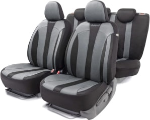 Комплект чехлов для сидений Autoprofi Performance PRF-1505 (черный/серый)
