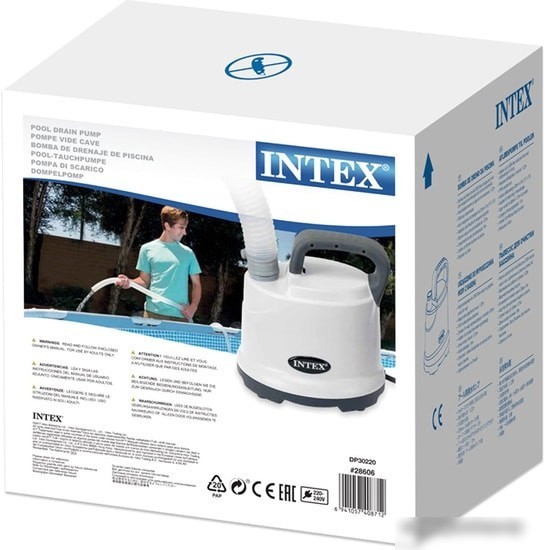 Аксессуары для бассейнов Intex Дренажный насос 3595 л/ч 28606
