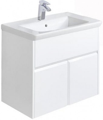 Roca Тумба Up 60 ZRU9303010 с умывальником Gap 60 (белый)