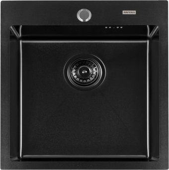 Кухонная мойка ARFEKA Eco AR 500*500 Black PVD Nano