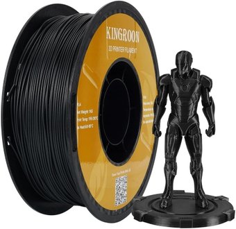 Филамент Kingroon PLA-CF 1.75мм HC135 (1 кг, черный)
