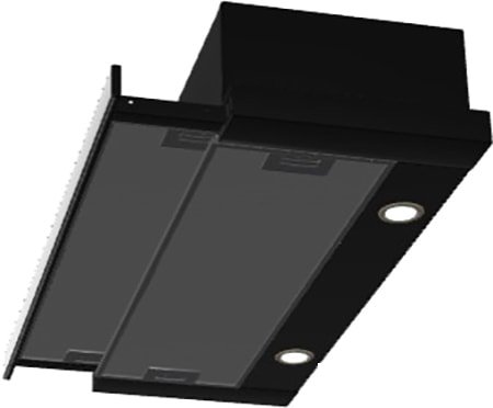 Кухонная вытяжка Elikor Интегра Glass 60П-400-В2Л (черный/черное стекло)