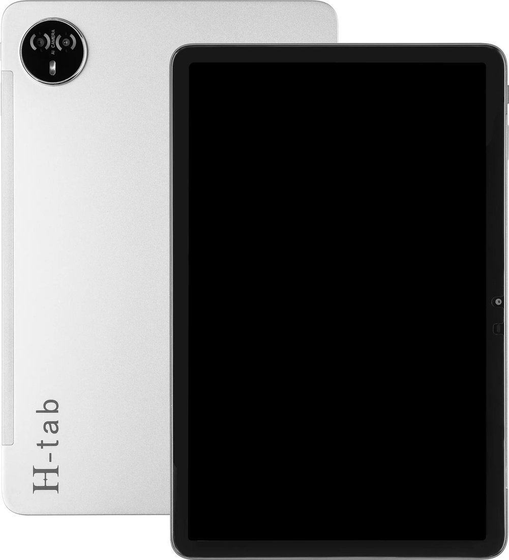 Планшет Horizont H-Tab 1+ 8GB/128GB LTE (с чехлом, клавиатурой и стилусом, серебристый)