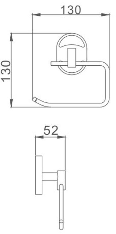 Держатель для туалетной бумаги Haiba HB1903-3