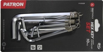Набор ключей Patron P-5102R (10 предметов)