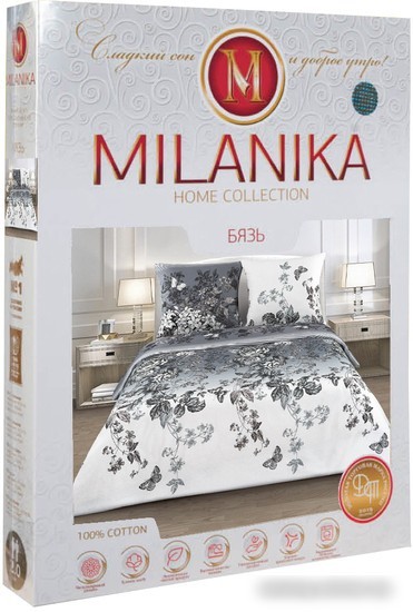 Постельное белье Milanika Санрайз 1.5сп (бязь)