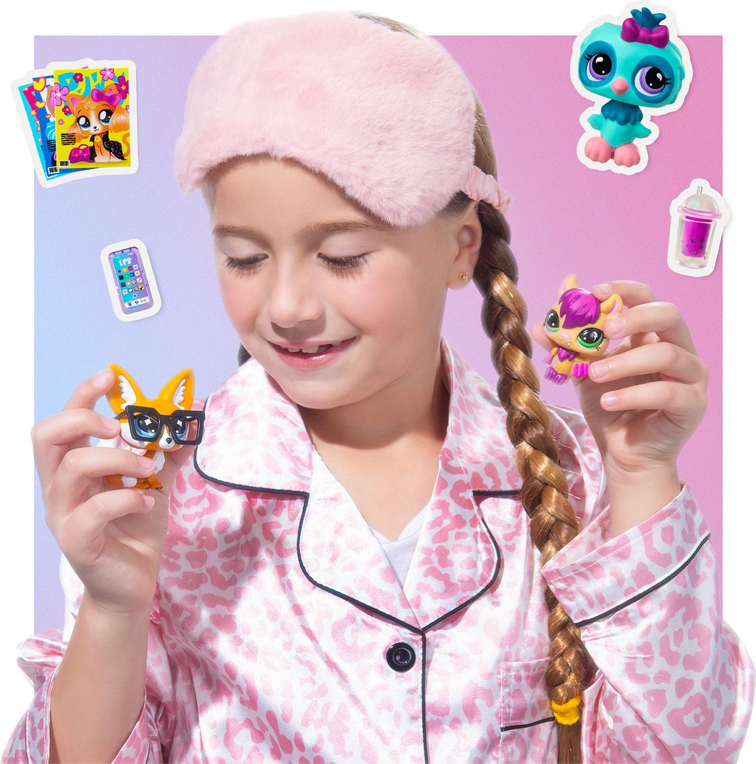 Игровой набор Hasbro Littlest Pet Shop Сюжет Пижамная вечеринка 01037_LPS
