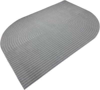Ковер для жилой комнаты Radjab Carpet Сканди Сизаль Прямоугольник 10980A 13064RK (3x4, Grey/Grey)