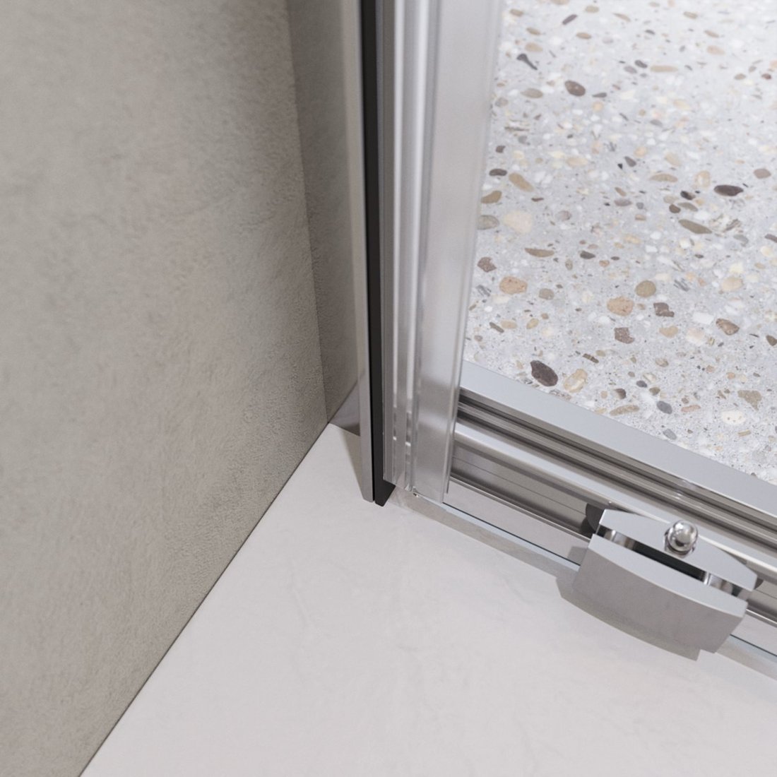 Душевая дверь BelBagno LUCE-BF-1-110-C-Cr