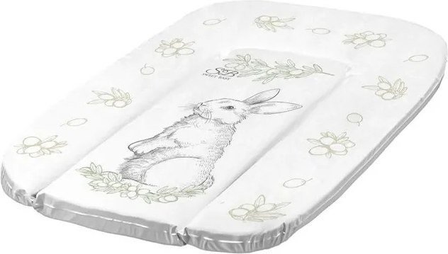Пеленальный матрас Sweet Baby Foresta Magica Grigio Oliva 48x71 (заяц серый/оливковый)