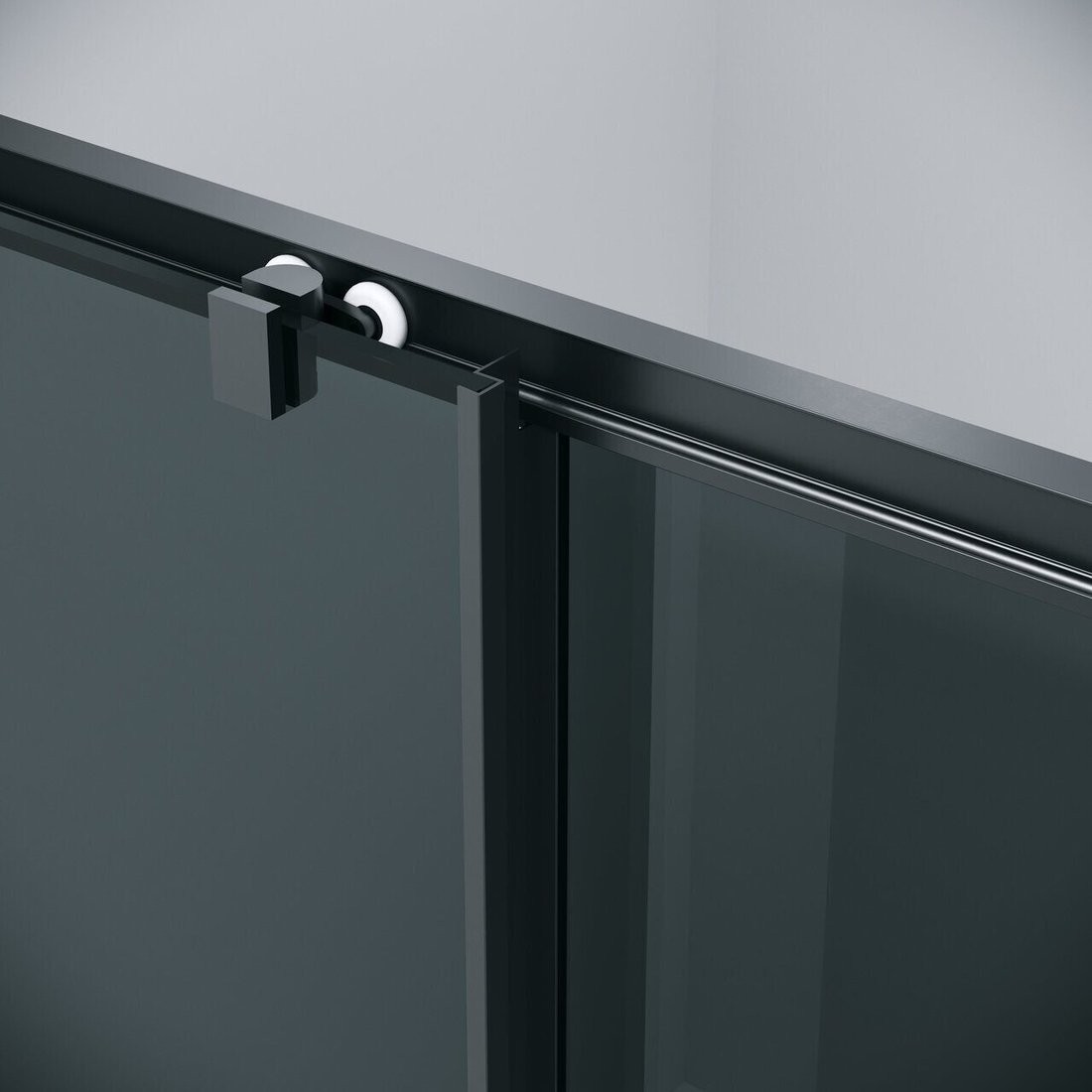 Душевой уголок Grossman Cosmo 130x90x195 120.K33.02.1390.21.10 (черный матовый/тонированное стекло)
