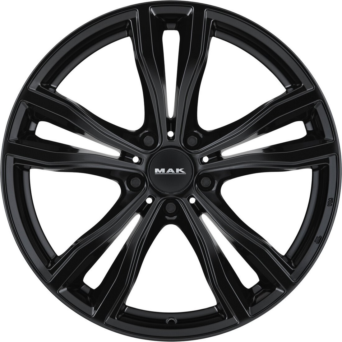 Литые диски MAK X-Mode 21x10.5" 5x112мм DIA 66.6мм ET 43мм Gloss Black