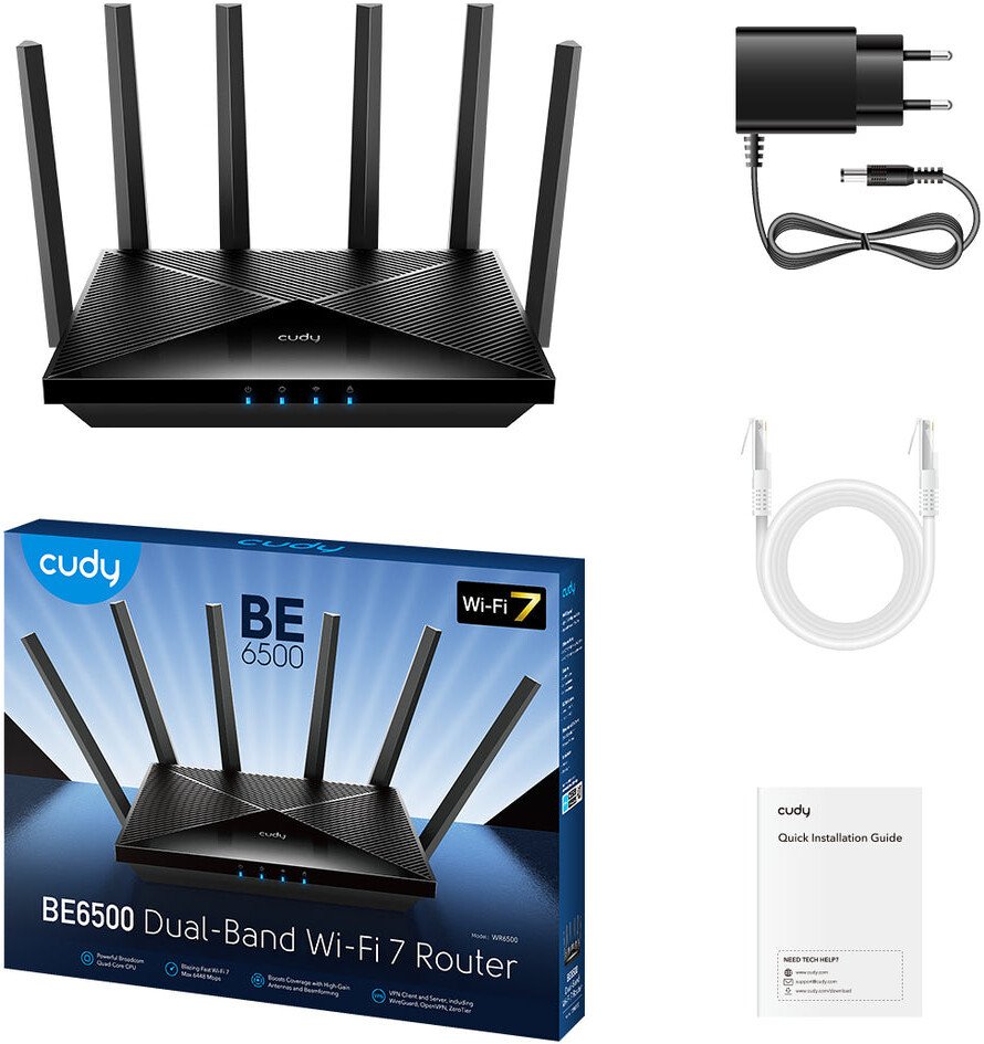 Wi-Fi роутер Cudy WR6500 1.0