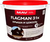 Краска MAV Flagman ВД-АК-1031К 11 л (графит)