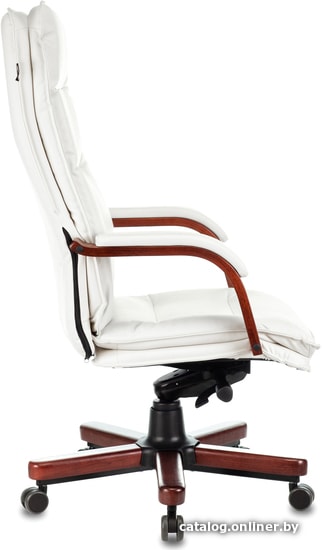 Кресло Бюрократ T-9927WALNUT (слоновая кость)