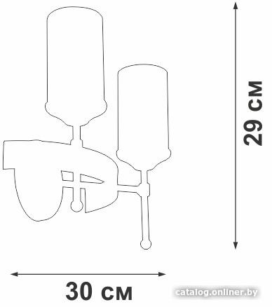 Бра Vitaluce V1813-7/2A