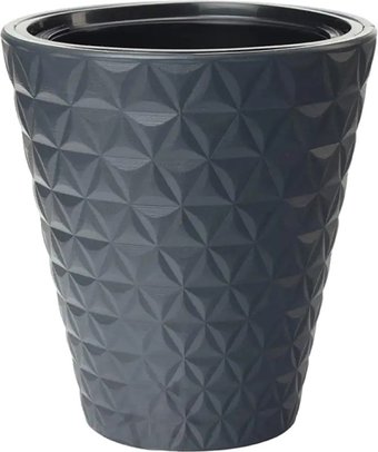 Кашпо Form-Plastic Diament 40 Antracyt 2920-014